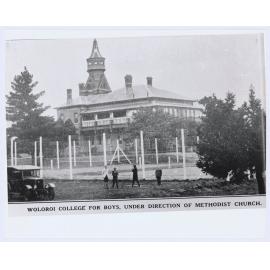 Woloroi College for boys, under direction of Methodist Church