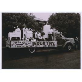 Emmco factory float, Cherry Blossom Festival, Orange