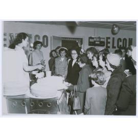 An Emmco cooking demonstration at the Orange Show