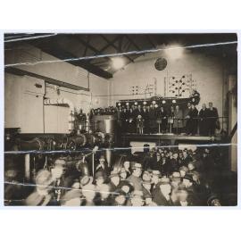The turning on of electric power in Orange in 1923