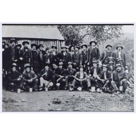 Group of unidentified men, Cadia