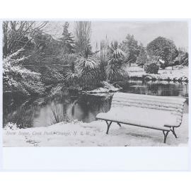 Snow scene, Cook Park, Orange