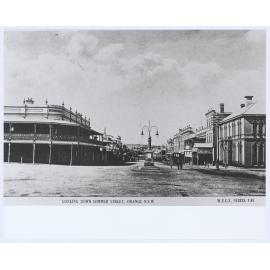 Looking down Summer Street, Orange, NSW