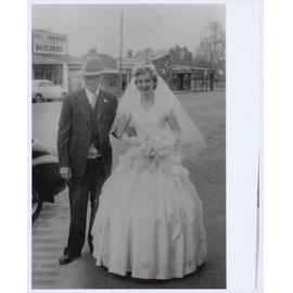 A bride on her wedding day