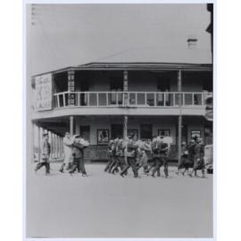 Salvation Army Band in Kite Street, Orange