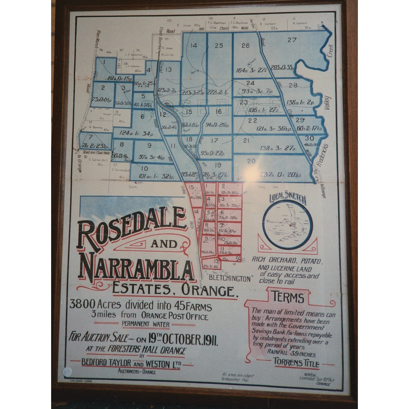 Rosedale and Narrambla Estates, Orange