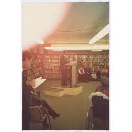 Orange and District Illustrated 1928 book launch, Orange City Library, 18 August 1989