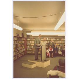 Orange and District Illustrated 1928 book launch, Orange City Library, 18 August 1989
