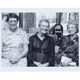 Edna Gouldstone, Elizabeth Kerr and Agnes Field