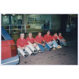 Orange City Council staff at the Orange Christmas Street Party in 2004