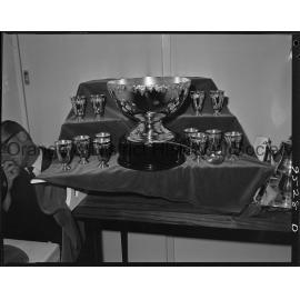 Orange Cup trophies at Angus & Coote