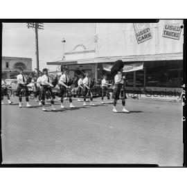 Band parade at the first Orange Festival of Arts
