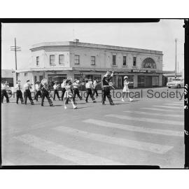 Band parade at the first Orange Festival of Arts