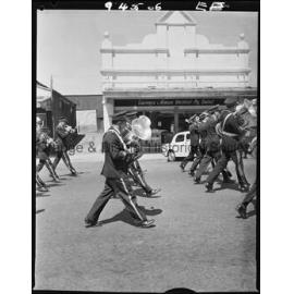 Band parade at the first Orange Festival of Arts