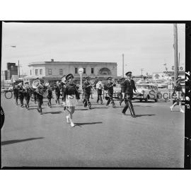 Band parade at the first Orange Festival of Arts