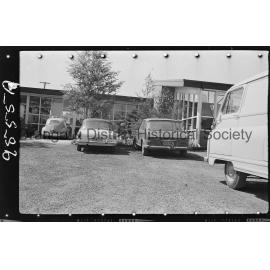 Austin 1800 sedans on test run