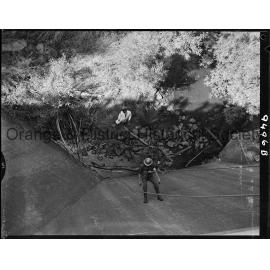 Civil Defence rescue squad practice