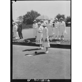 Official opening of Newstead Womens' Bowling Club