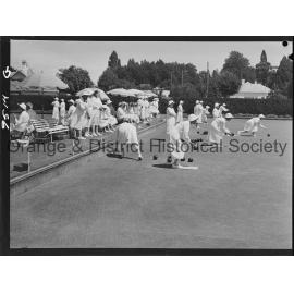 Official opening of Newstead Womens' Bowling Club
