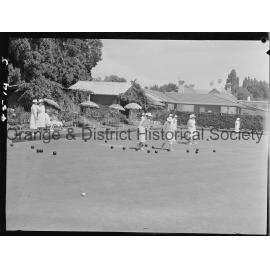 Official opening of Newstead Womens' Bowling Club