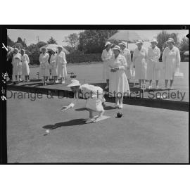 Official opening of Newstead Womens' Bowling Club