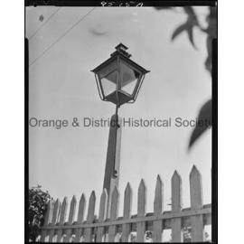 Mullion Creek railway station lamp