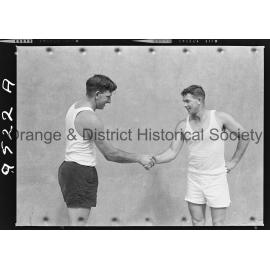 Handball exhibition double match with Carl Wilkins and Joe Fahy