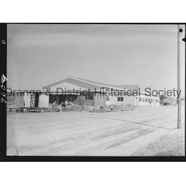 Amoco Community Hall under construction