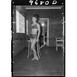 Swim suit fashion model