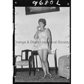 Swim suit fashion model