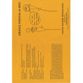 And they say nothing ever happens here! Orange Festival of Arts Youth Theatre Production