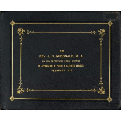 Reverend J C McDonald M A Album