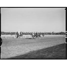 Orange race finishes