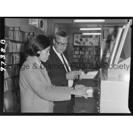 Orange City Library visitor