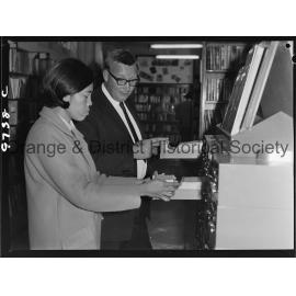 Orange City Library visitor