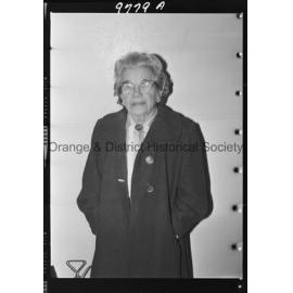 Passport photo Mrs Bellairs