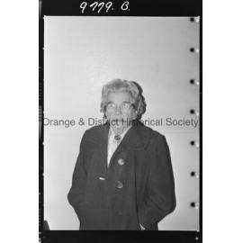 Passport photo Mrs Bellairs