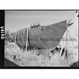 Progress on Mr Grey's boat