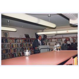 Orange and District Illustrated 1928 book launch, Orange City Library, 18 August 1989