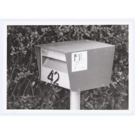 Letterbox with Neighbourhood Watch sticker