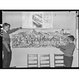 Student's colourful mural