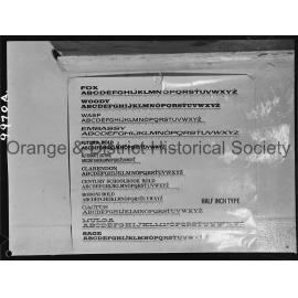 Copy fonts for Mr McGregor Central Western Daily