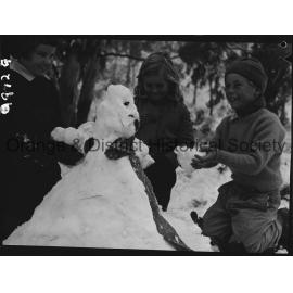 Heavy snow on Mount Canobolas