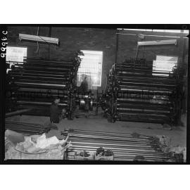 Installing the new printing press at the Central Western Daily