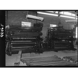 Installing the new printing press at the Central Western Daily