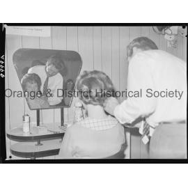 Hair stylist visits Orange