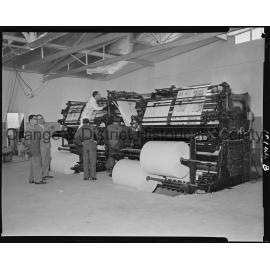 Trial run for new printing press