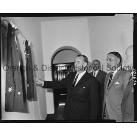 Court House renovations, opened with commemorative plaque
