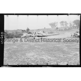 Light aircraft used for firefighting