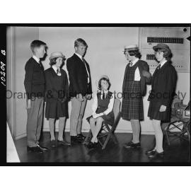 Students model proposed school uniforms